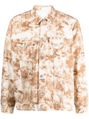 Giacca di jeans con stampa camouflage Marant