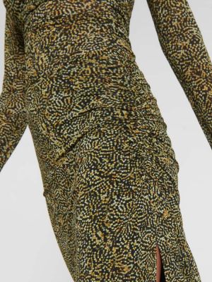 Spódnica midi z dżerseju drapowana Isabel Marant