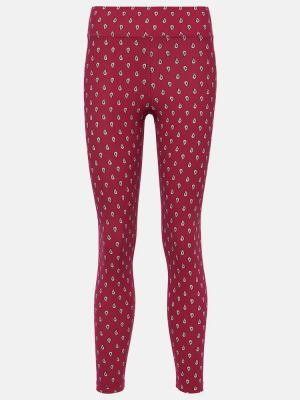 Spodnie sportowe z wysoką talią z wzorem paisley The Upside różowe