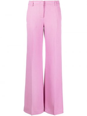 Μάλλινο παντελόνι Etro ροζ