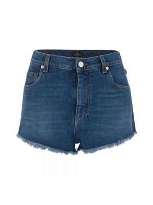 Shorts en jean Etro bleu