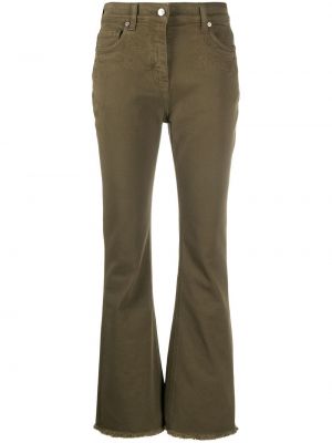 Brodert stretch jeans Etro grønn