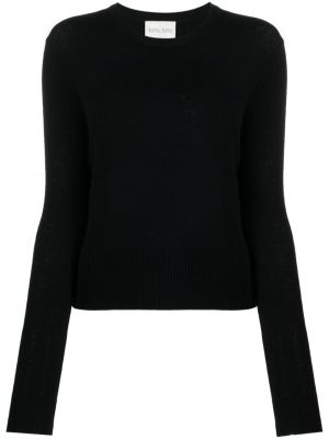 Pullover mit rundem ausschnitt Forte_forte schwarz