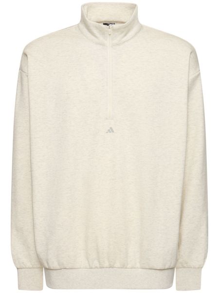 Džemperis su užtrauktuku Adidas Originals smėlinė