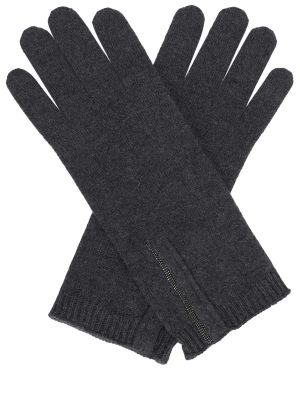 Кашемировые перчатки Brunello Cucinelli серые
