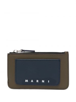 Δερμάτινος πορτοφόλι με σχέδιο Marni