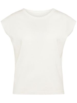 Λινή μπλούζα Lemaire λευκό