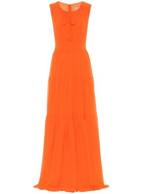 Dlouhé šaty Halpern oranžové