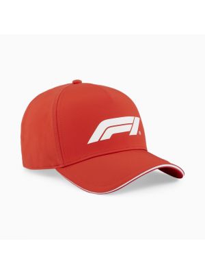 Czerwona czapka z nadrukiem Puma