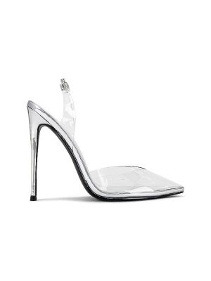 Chaussures de ville slingback Femme La argenté