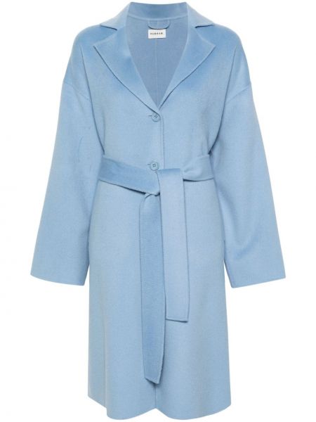Plstěný vlněný kabát P.a.r.o.s.h. modrý