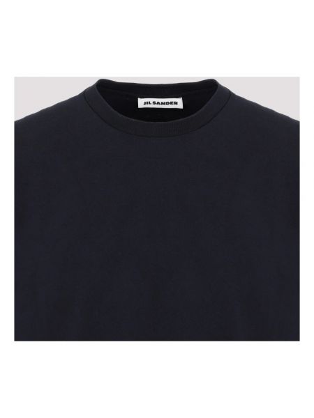 Camiseta de algodón Jil Sander negro