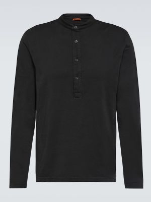 Camicia di cotone Barena Venezia nero