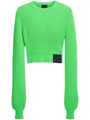 Пуловер с кръгло деколте Marc Jacobs зелено