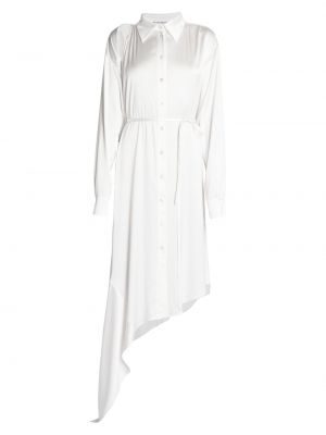 Асимметричное платье-рубашка Delilah Acne Studios белый