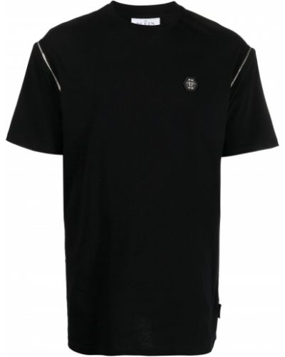 Brodert t-skjorte Philipp Plein svart