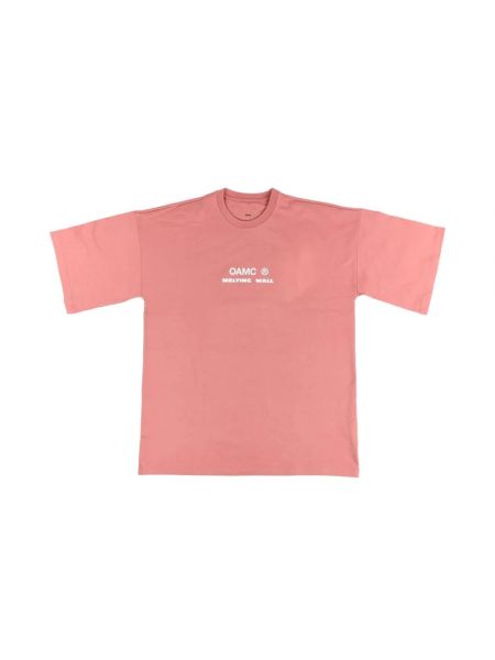 Jedwabna koszulka Oamc różowa