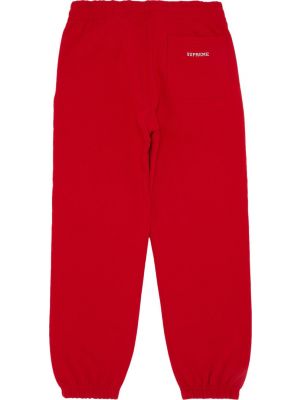 Спортивные штаны Supreme красные