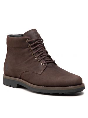 Túrabakancs TIMBERLAND - Alden Brook Wp SideZip Bt TB0A27YMV13 Dark  Nubuck - Barna