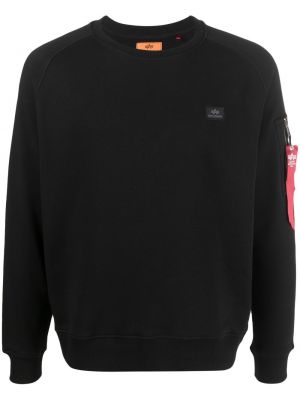 Sweatshirt Alpha Industries svart