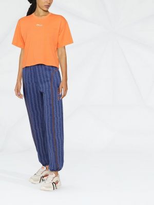 Tričko s potiskem Rlx Ralph Lauren oranžové