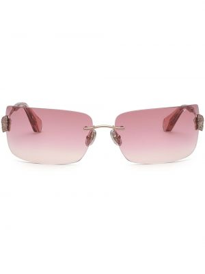 Ochelari de soare Philipp Plein roz