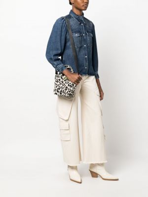 Shopper handtasche mit print mit leopardenmuster See By Chloé