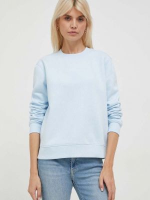 Суитчър с апликация Calvin Klein Jeans синьо