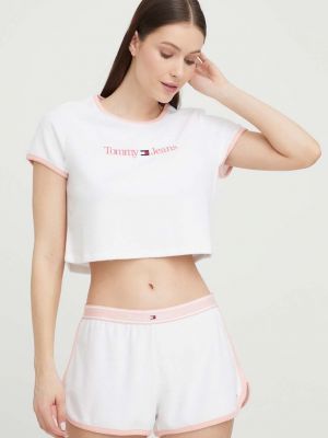 Tommy Jeans t-shirt női,  - fehér