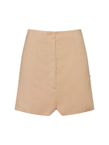 Shorts i ull Sportmax beige