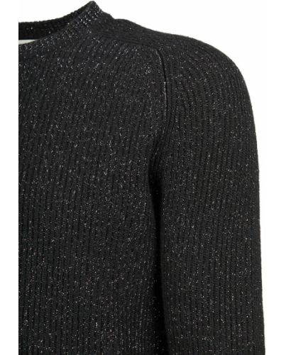 Vuneni džemper Saint Laurent crna