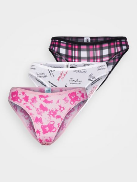Slipy Moschino Underwear różowe