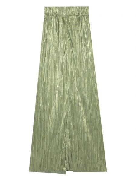 Jupe mi-longue plissé Sabina Musayev vert