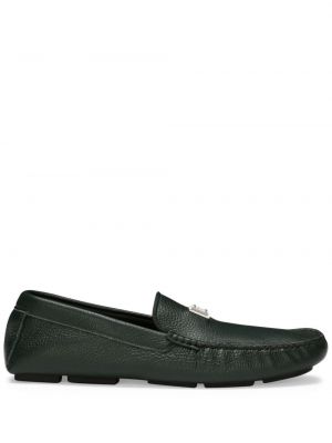 Leder loafer Dolce & Gabbana grün