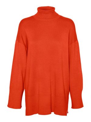 Bluză cu croială lejeră Vero Moda portocaliu