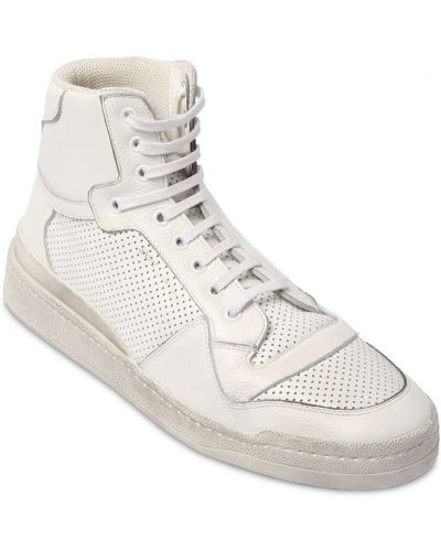 Ниски обувки Saint Laurent бяло