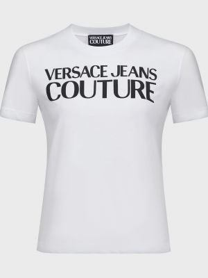 Біла футболка Versace Jeans Couture