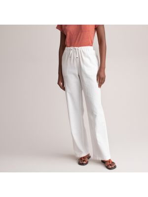 Pantalones de lino de algodón Anne Weyburn