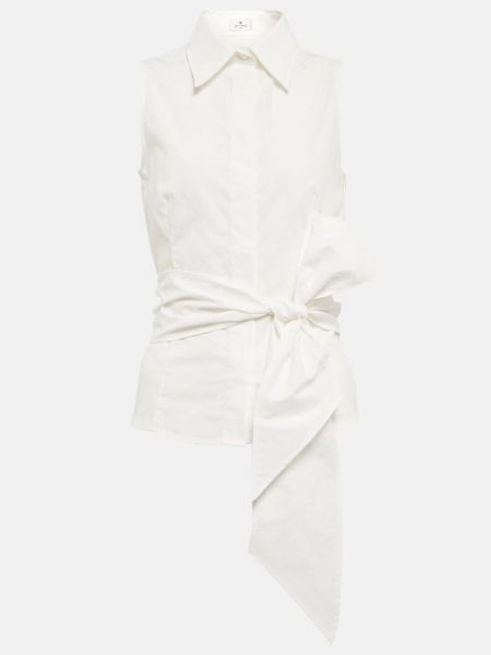 Памучна блуза Etro бяло