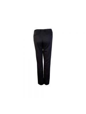 Pantalones chinos de algodón Lardini negro