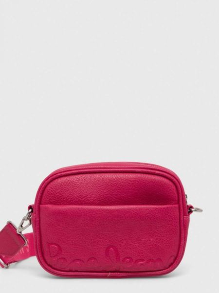Чанта Pepe Jeans розово