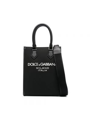 Shopperka skórzana Dolce And Gabbana