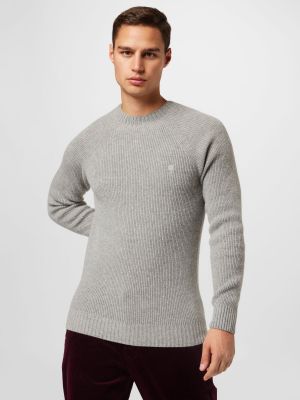 Меланжов пуловер Faguo сиво