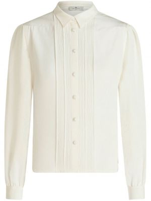 Bluză de mătase Etro alb