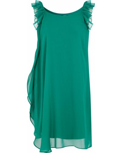 Коктейлна рокля Naf Naf зелено
