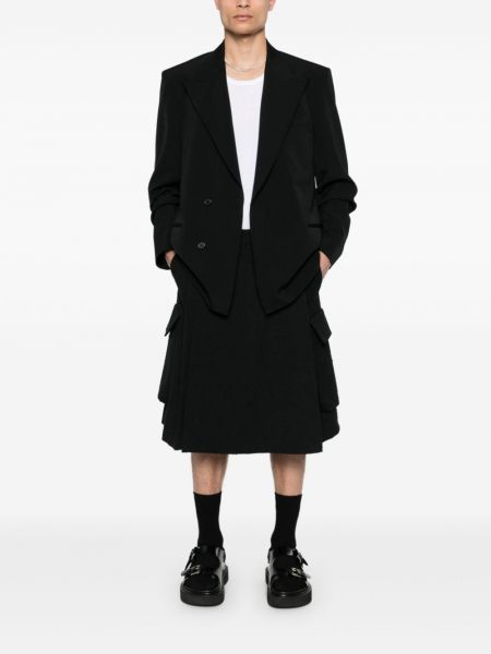 Tweed cargo shorts Versace schwarz