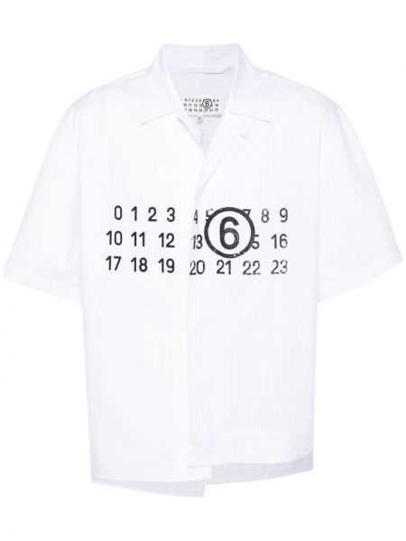 Ριγέ πουκάμισο με σχέδιο Mm6 Maison Margiela