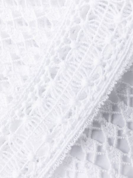 Mini-abito di cotone Ermanno Scervino bianco