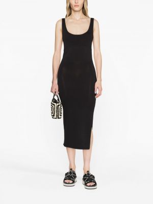 Pletené midi šaty Calvin Klein černé