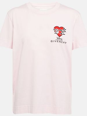 Bavlnené tričko Givenchy - ružová